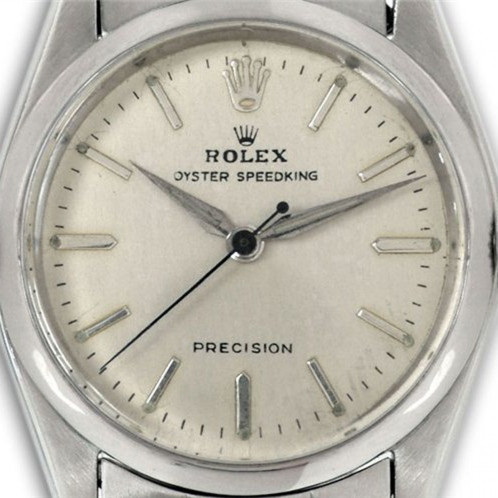Vintage Rolex Oyster Speedking 6420 Steel with Silver Dial
